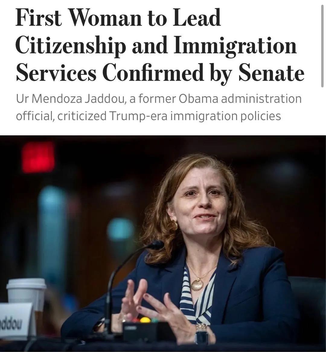 【关注】美国新任移民局长是移二代，或将利于国人赴美！